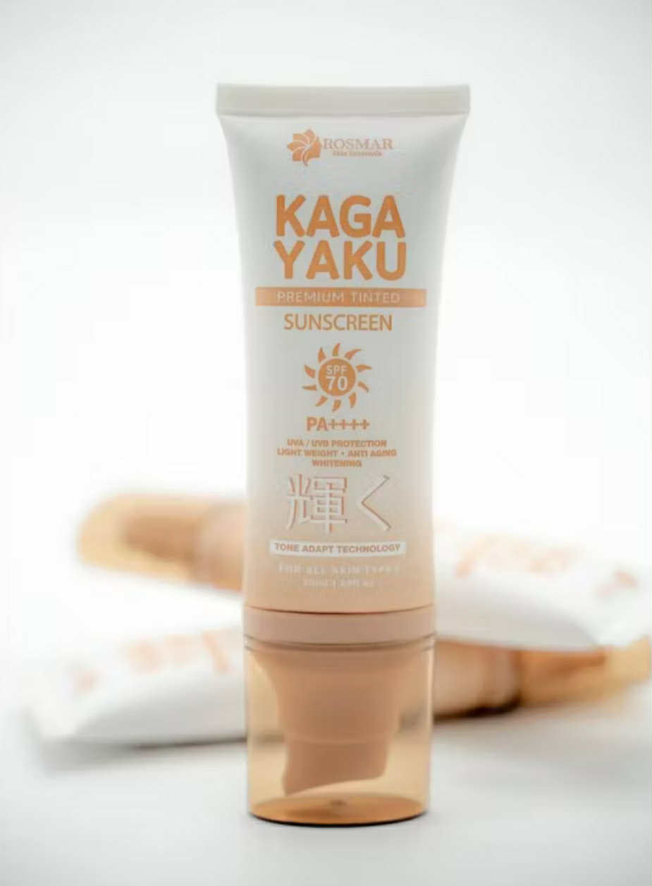 Rosmar KAGAYAKU Premium Tinted Sunscreen SPF 70 PA++++ 50ml
