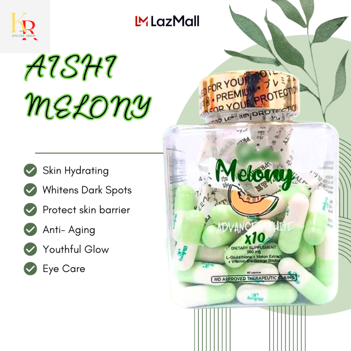 Gluta Melony Advanced White x10 (60 Capsules)