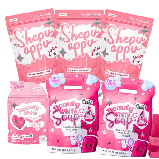 You Glow Babe BUNDLE (3 Shepu 2 Soap 1 Capsule)