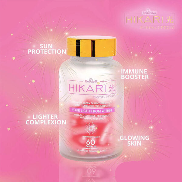 Hikari Whitening Glutathione 60 Capsules