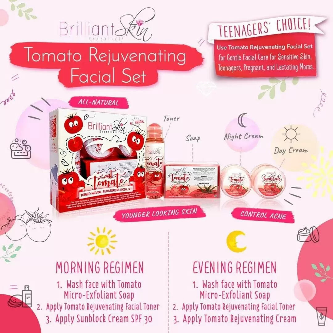 Brilliant Senyora's Tomato Micro-Exfoliating Facial Set