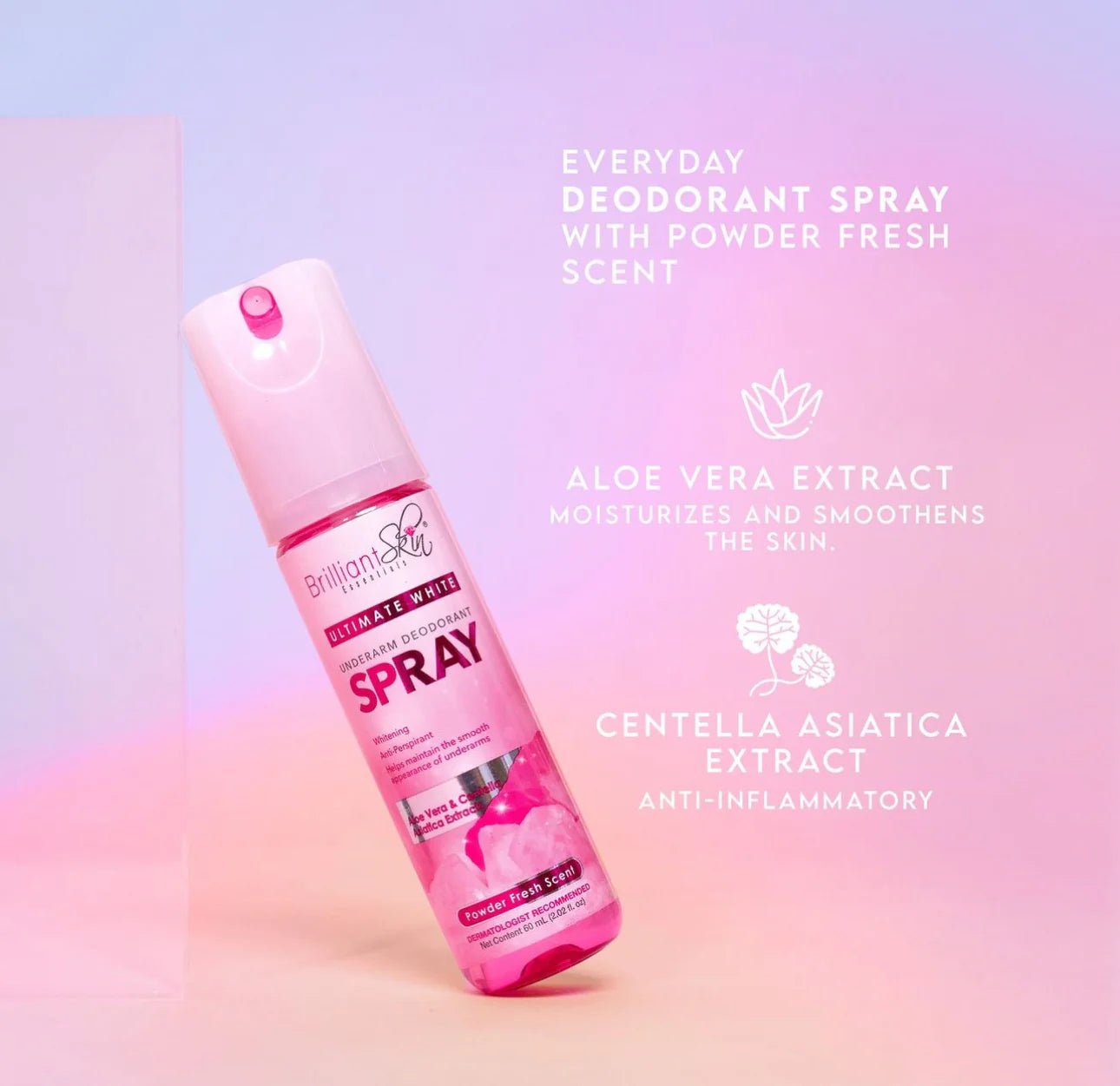 Brilliant Under Arm Spray 60ml