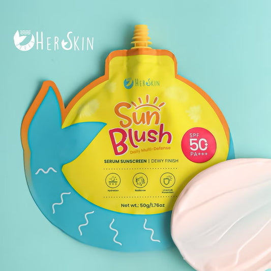 Her Skin Sun Blush Serum Sunscreen SPF50 PA+++ 50g