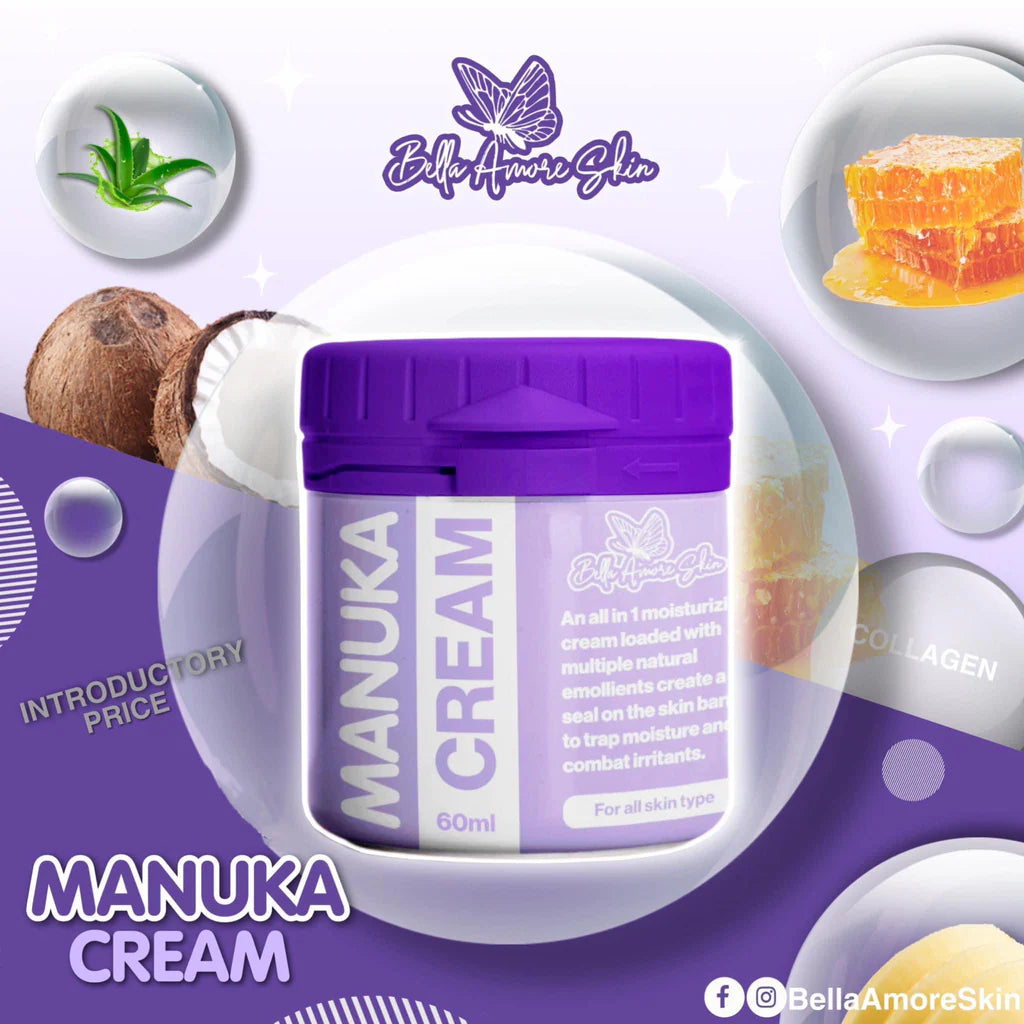 Manuka Cream All In 1 Moisturizing Cream by Bella Amore Skin