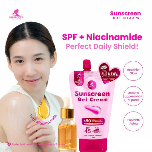 Perfect Skin Sunblock Gel Cream SPF 45 50g