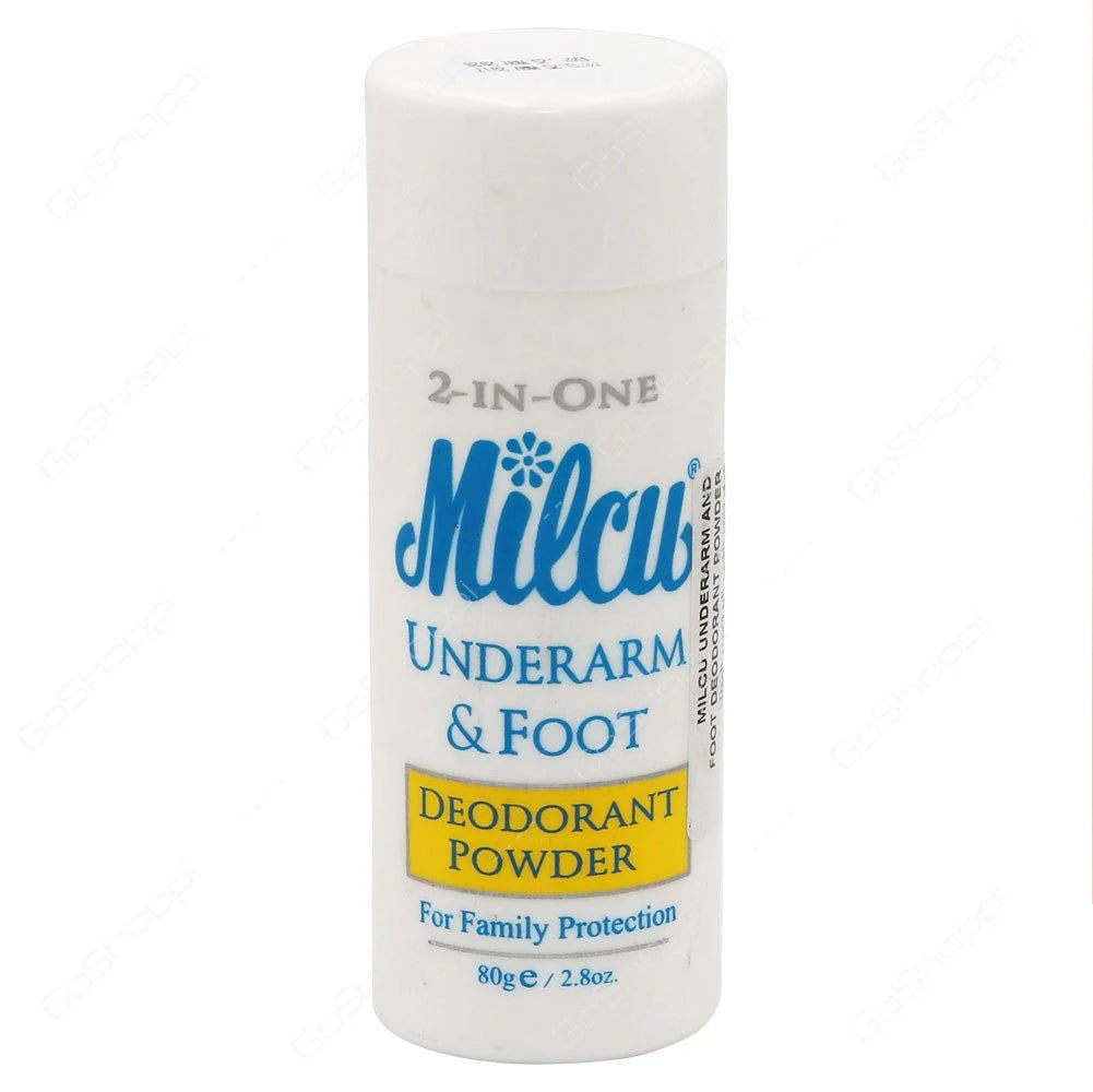Milcu Underarm And Foot Deodorant Powder 80g