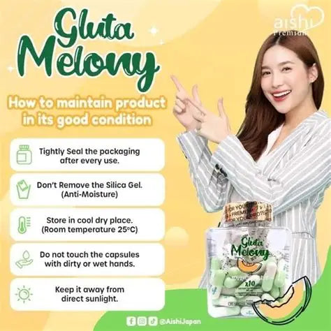 Gluta Melony Advanced White x10 (60 Capsules)