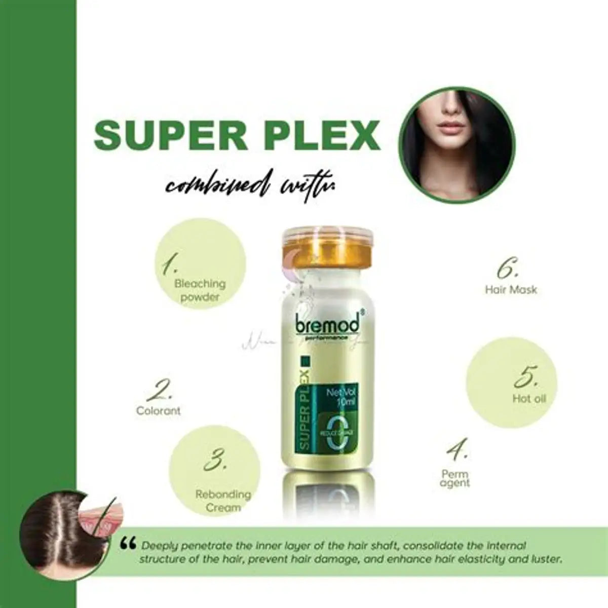 Bremod Performance Super Plex Keratin Strong Repair Supplement 10ml