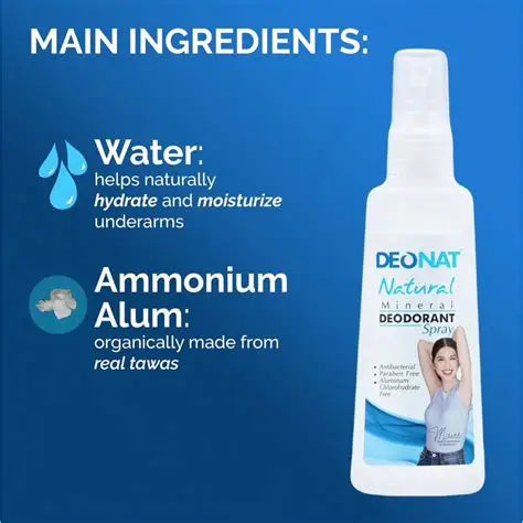 Deonat Natural Mineral Deodorant Spray Original 100ml