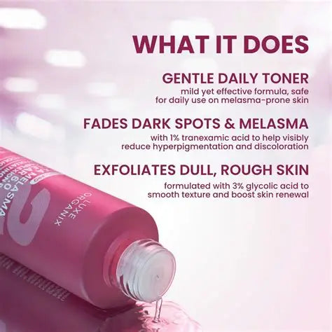 Luxe Organix Derma Pro TXA MELASMA CLEAR 6.0 Toner 150ml