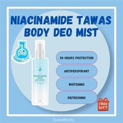 The Original Niacinamide Tawas Body Deo Mist 100ml