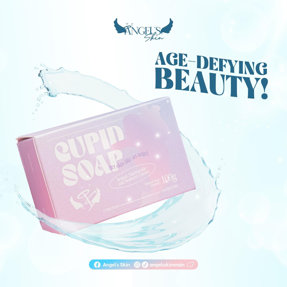 Angel Skin Cupid Soap Face & Body Bar Soap