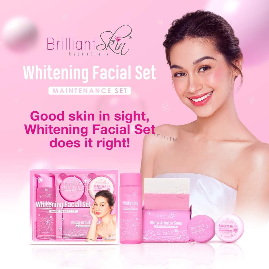 Brilliant Skin Whitening Facial Maintenance Set