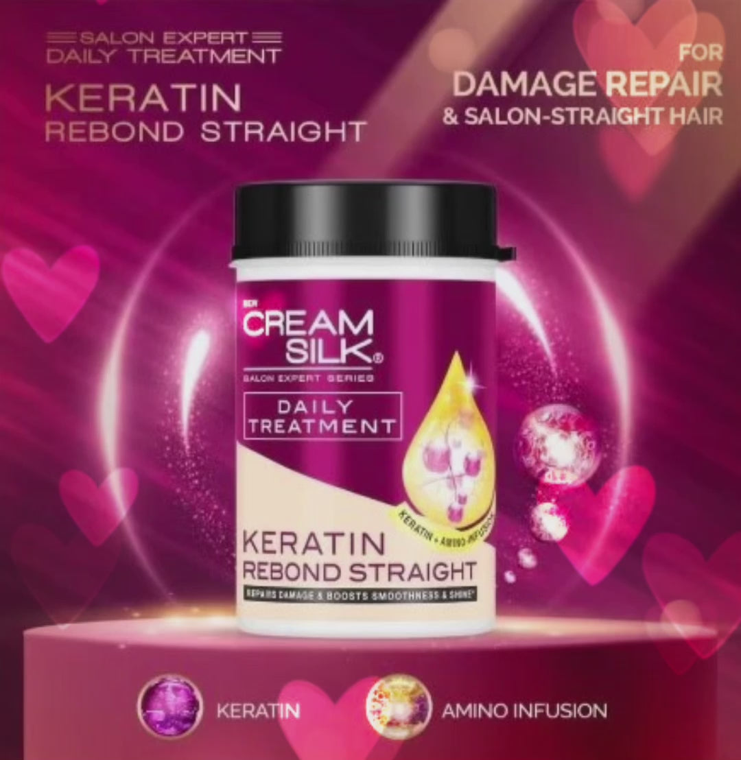 Cream Silk - Daily Treatment - Keratin Rebond Straight 650ml TUB