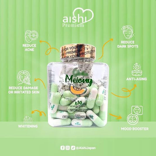 Gluta Melony Advanced White x10 (60 Capsules)