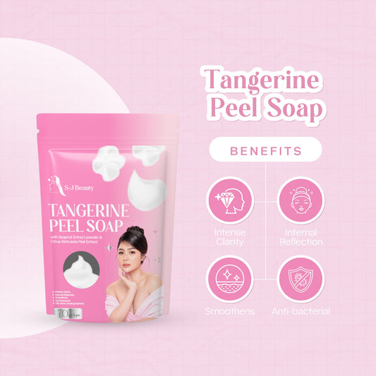 S&J BEAUTY Tangerine Peel Soap 70g x 5 pcs