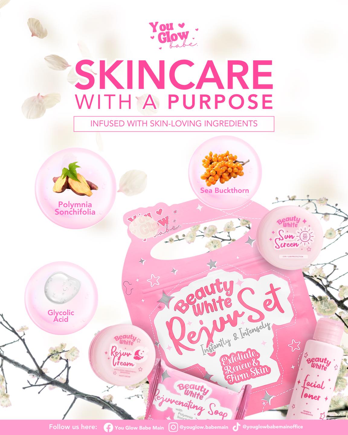 You Glow Babe Beauty White Rejuvenating Set
