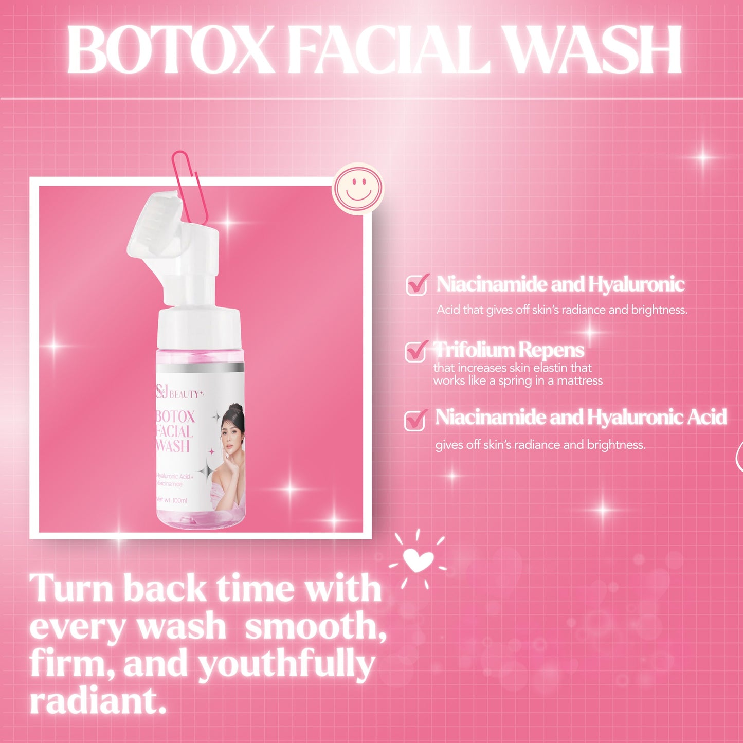 S&J BEAUTY Botox Facial Wash