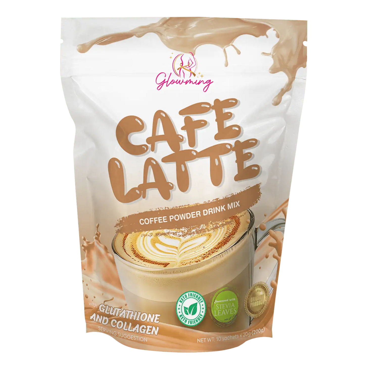 Glowming Shape CAFE LATTE Coffee Powdered Drink Mix