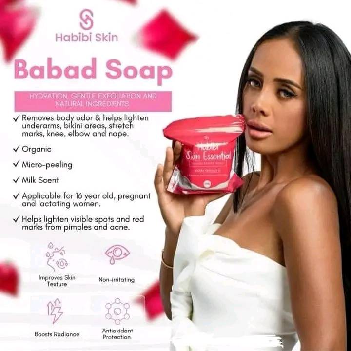 Habibi Skin Essential Babad Soap Extra Strength Glutathione, Niacinamide and Goat's Milk 210g