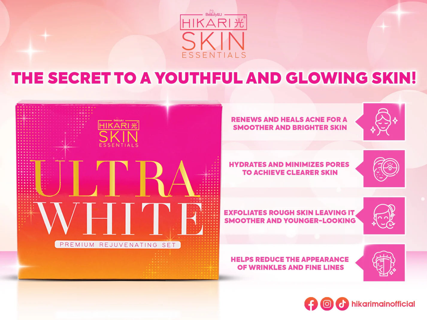 HIKARI Ultra White Premium Rejuvenating Set