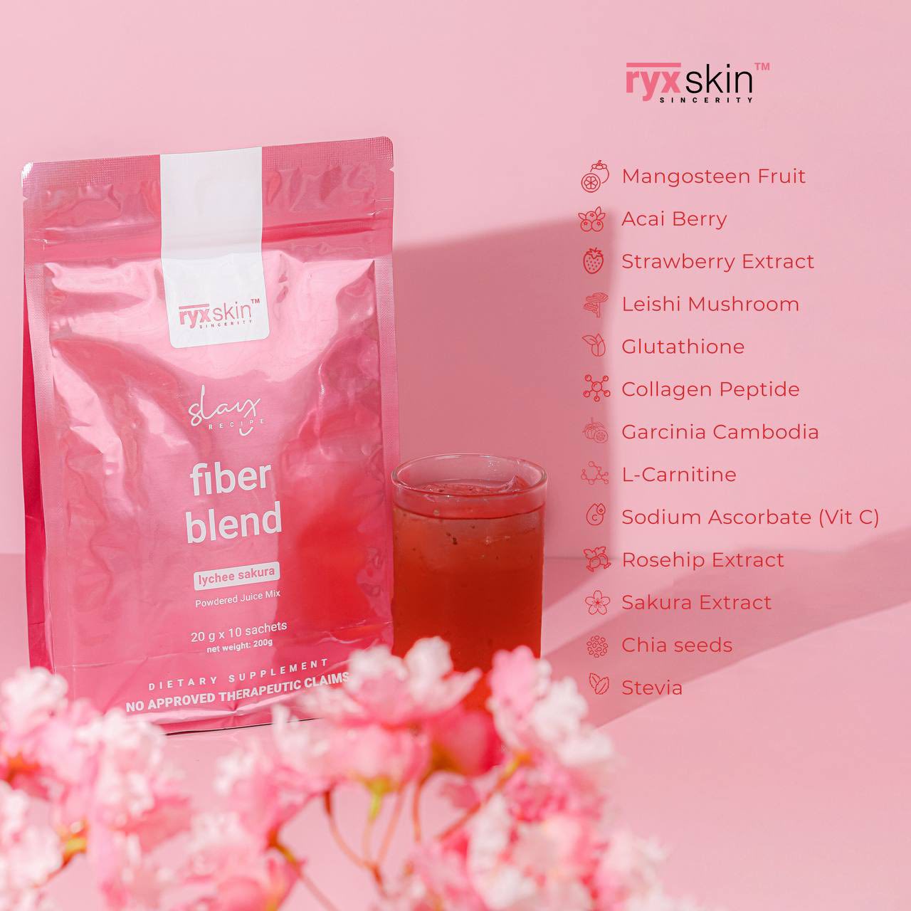 RYX SKIN FIBER BLEND LYCHEE SAKURA – Kabayan Beauty