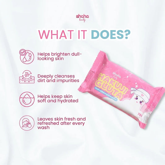 Shaha Beauty Hakuji Gluta Advanced Bleaching Complex Soap 3 soaps