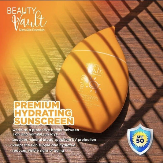 Beauty Vault Premium Hydrating Sunscreen SPF50 PA+++ 50g