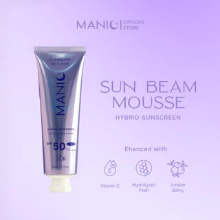 Manic Beauty Sunbeam Mousse Hybrid Sunscreen 50mL SPF 50PA++++