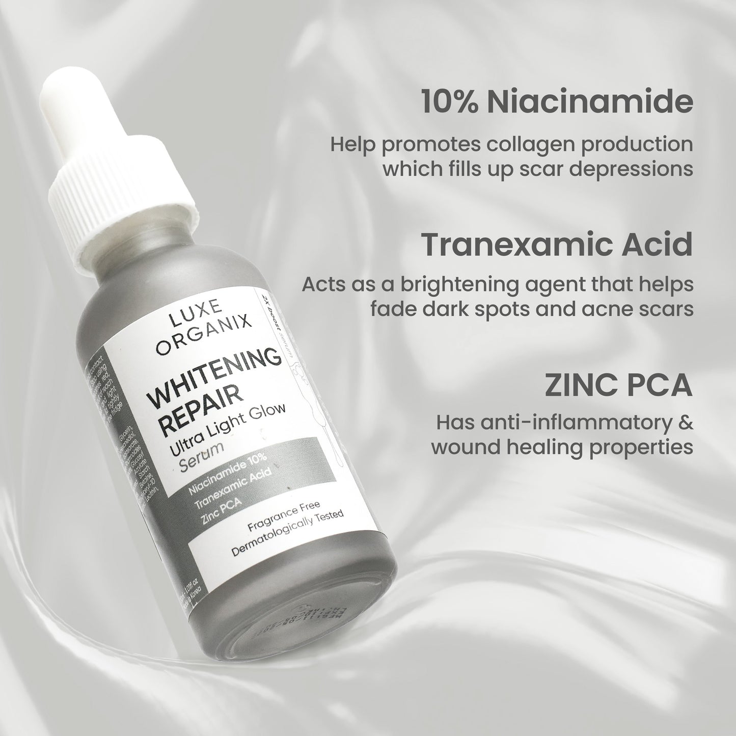 Luxe Organix Whitening Repair Serum Niacinamide 30ml