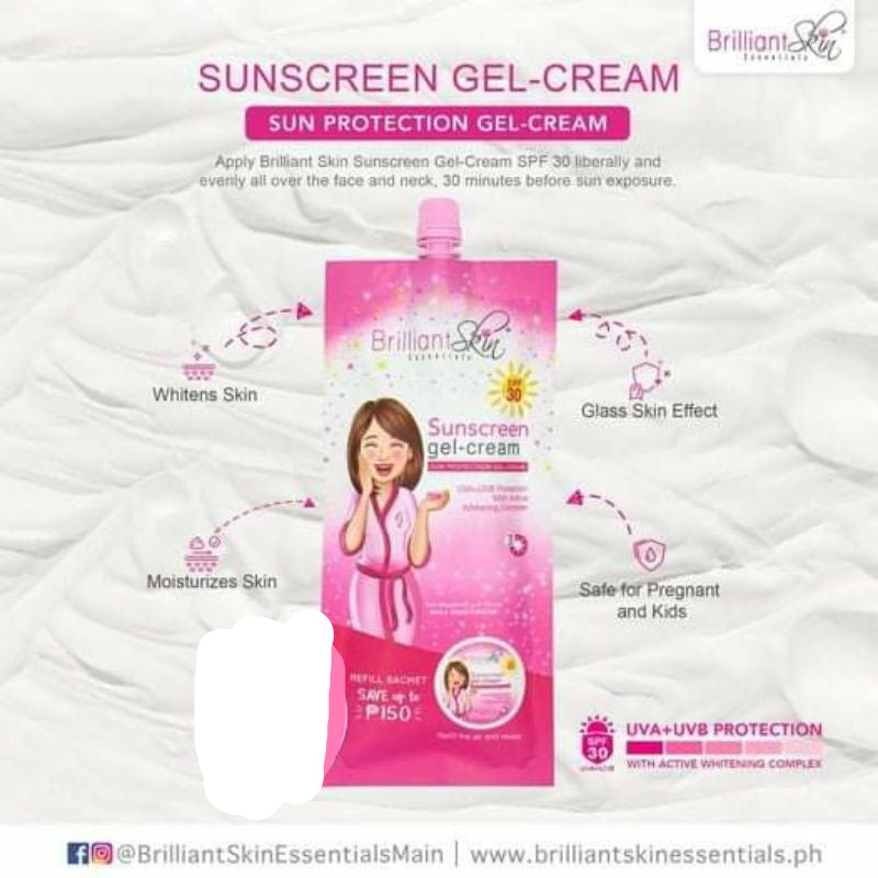 Brilliant Skin Sunscreen Gel Cream SPF 30 50g