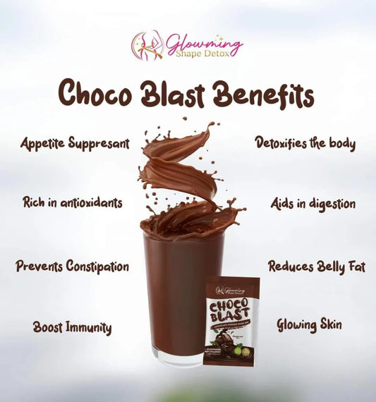 Glowming Shape Detox Choco Blast Powdered Drink Mix