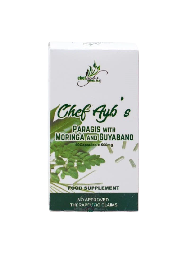 CHEFAYBS Paragis with Moringa and Guyabano 60 Capsules