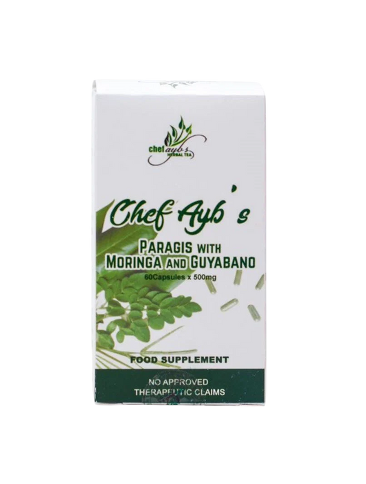 CHEFAYBS Paragis with Moringa and Guyabano 60 Capsules
