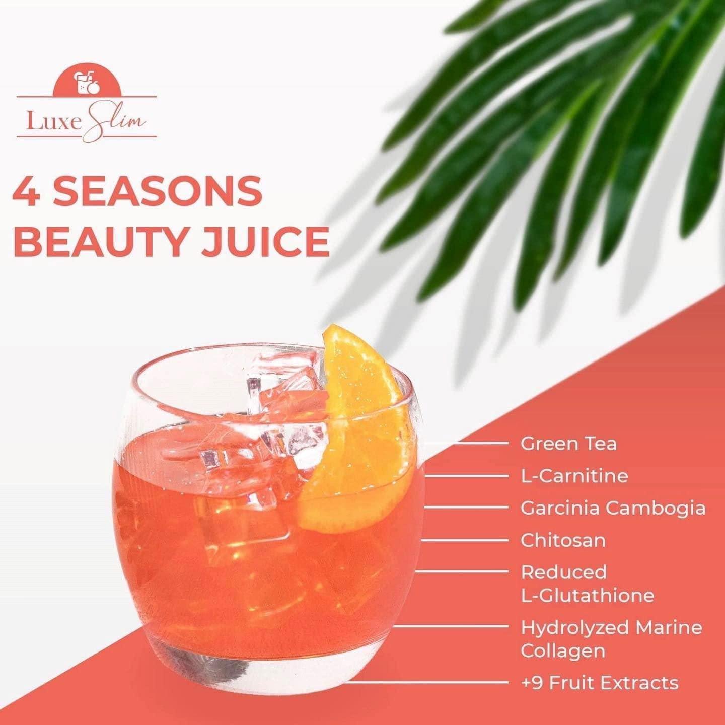 Luxe Slim 4 Seasons Beauty Juice 8 sachets
