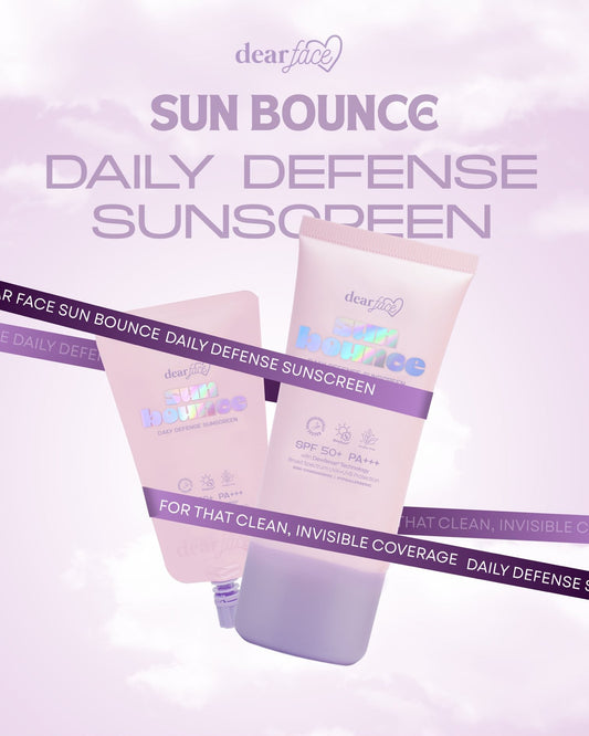 Dear Face Sunbounce Daily Defense Sunscreen SPF 50+ PA+++