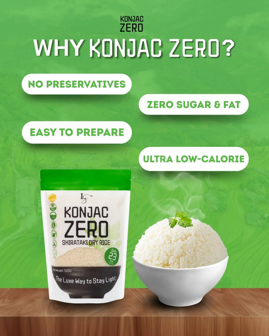 Luxe Slim Konjac Zero Shirataki Dry Rice 500g