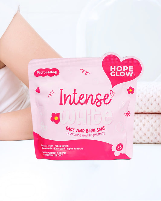 Hope Glow Intense White Face and Body Soap 3 Bars