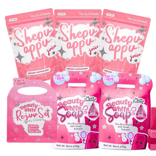You Glow Babe BUNDLE (3 Shepu 2 Soap 1 Rejuvenating Set)