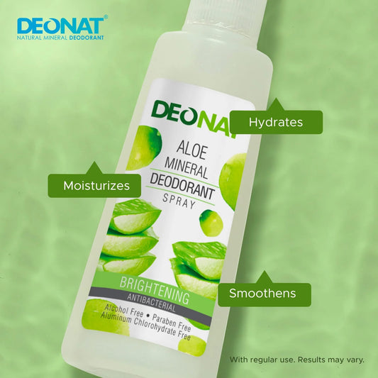 Deonat Aloe Mineral Deodorant Spray Brightening 100ml