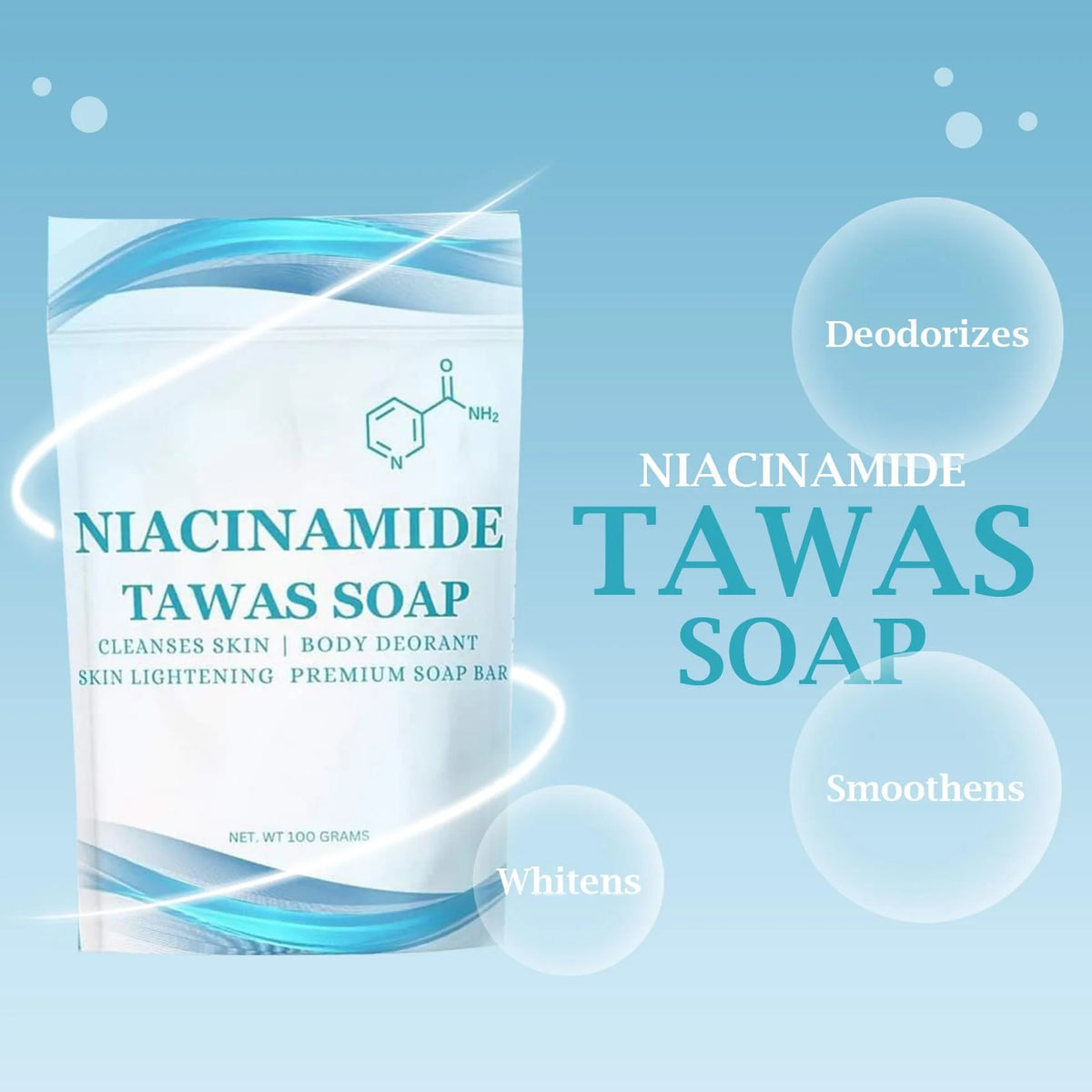 The Original Niacinamide Tawas Soap 100g