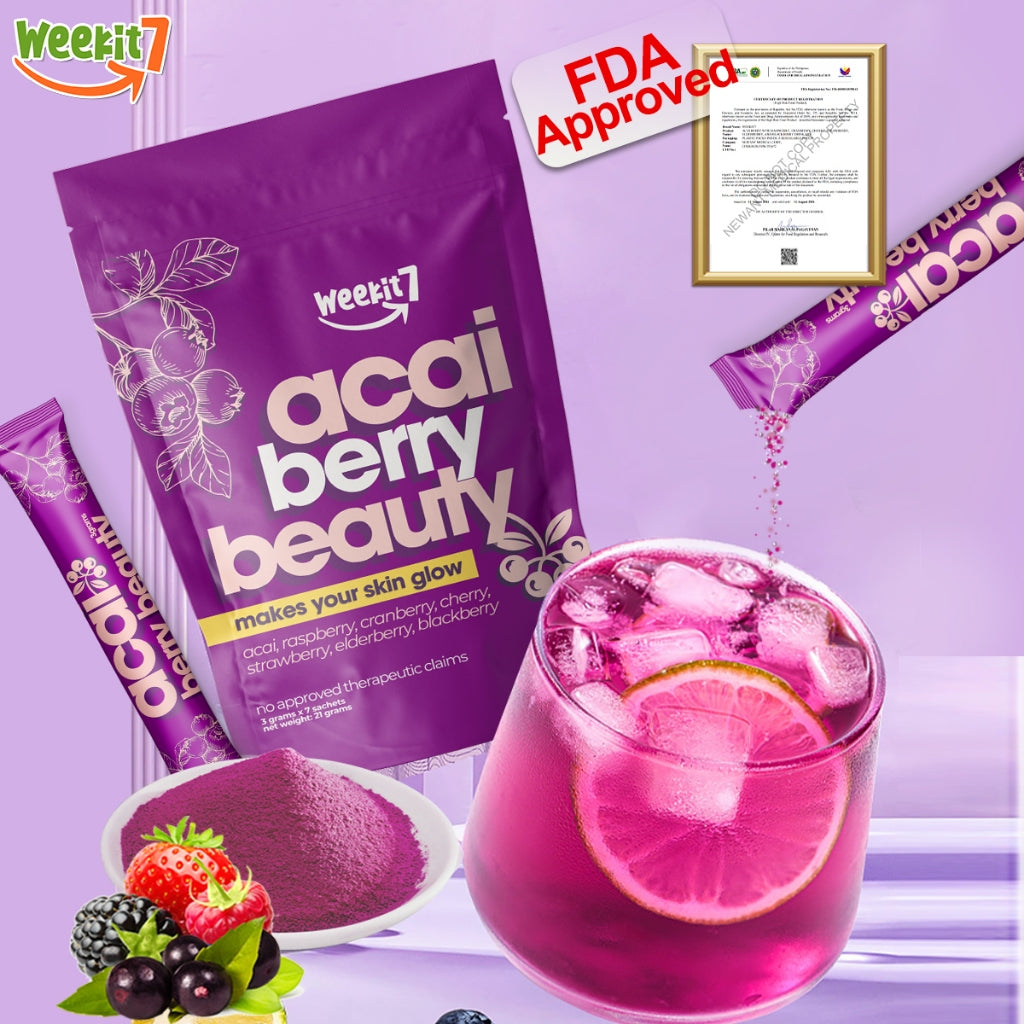 Weekit7 Acai Berry Beauty Powder 7 sachets