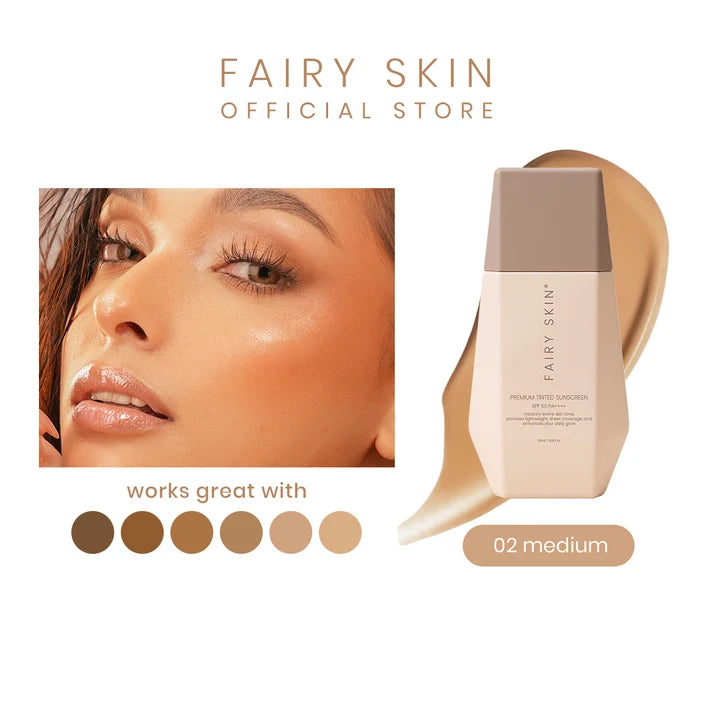 Fairy skin Premium Tinted Sunscreen 02 MEDIUM 50ml