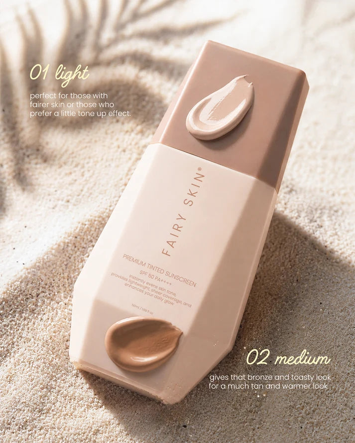 Fairy skin Premium Tinted Sunscreen 02 MEDIUM 50ml