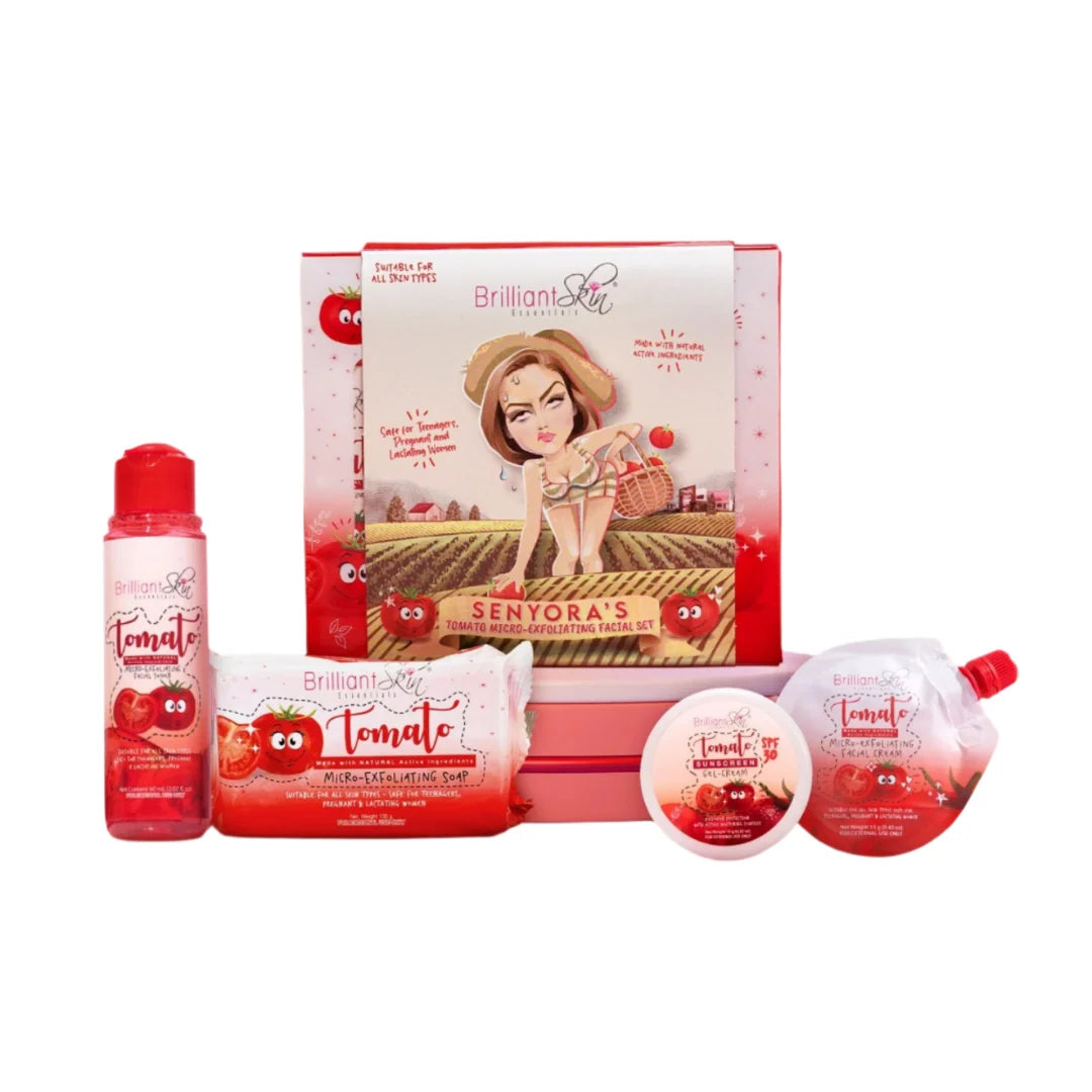 Brilliant Senyora's Tomato Micro-Exfoliating Facial Set