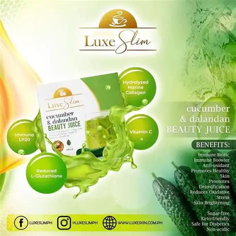 Luxe Slim Cucumber and Dalandan Beauty Juice 10 sachets