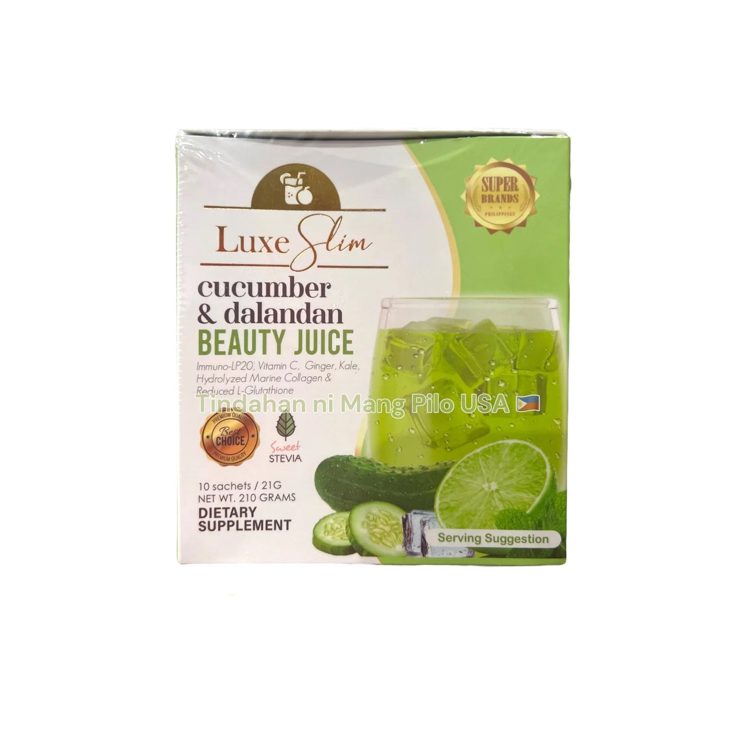 Luxe Slim Cucumber and Dalandan Beauty Juice 10 sachets