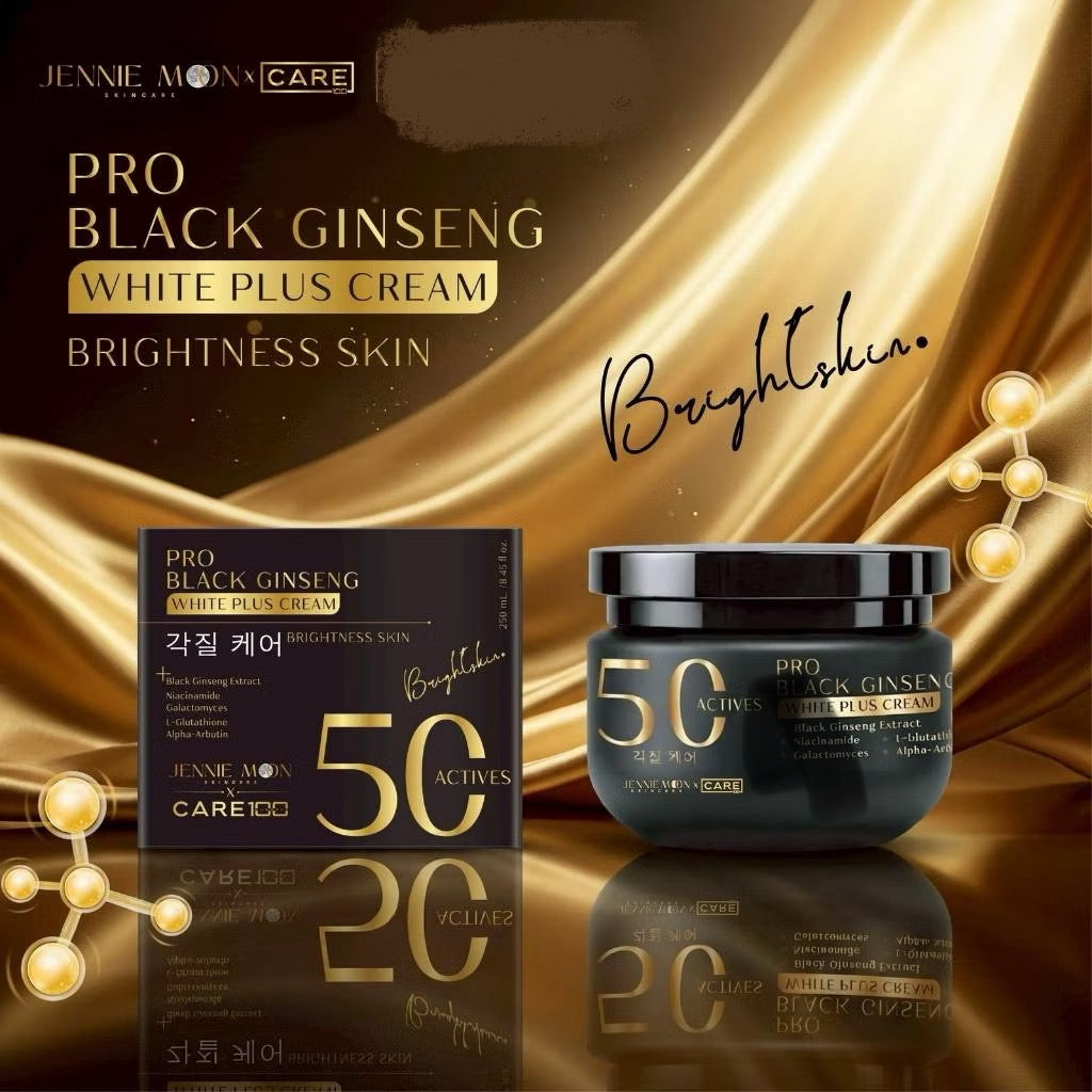 Jennie Moon Pro Black Ginseng White Plus Cream 50 Actives 250ml