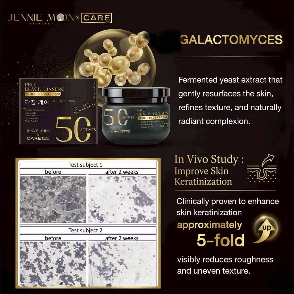 Jennie Moon Pro Black Ginseng White Plus Cream 50 Actives 250ml
