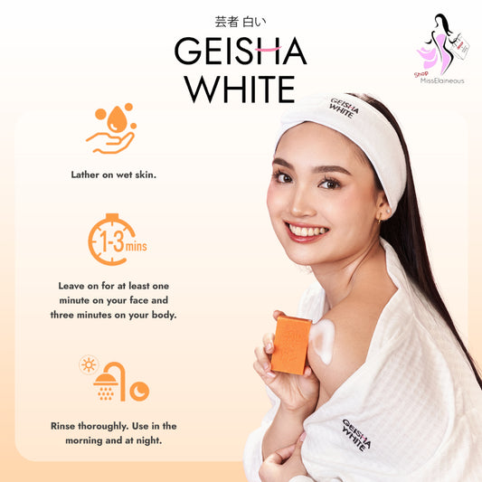 Geisha White Intense Kojic Bar 3x 65g